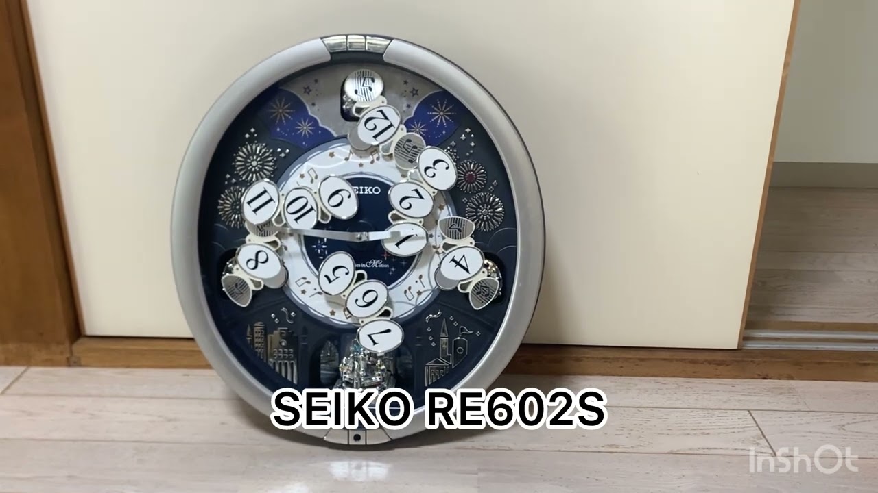 SEIKO からくり時計 RE602S - YouTube