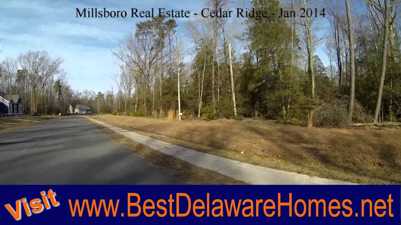Millsboro Delaware Real Estate Cedar Ridge Jan 2014 YouTube