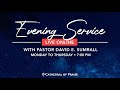 COP Evening Worship Service  - December 31 2020