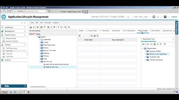 HP/Micro Focus Quality Center Tutorial 14: How to create a test coverage