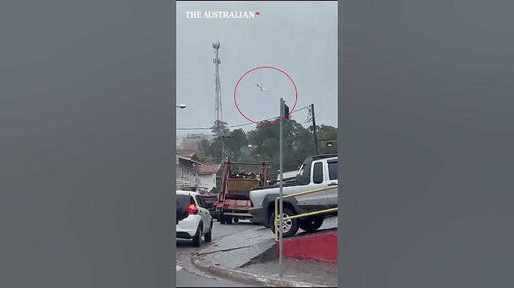 SHOCK moment Brazilian plane crash kills all on board