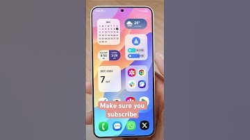 Thumbnail of One UI 7 Home Screen Apps and Widgets: With and Without Labels  #samsung #mustseetech #shorts
