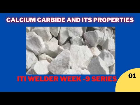 Lecture -1 , Calcium carbide and its properties