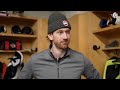 Jake Sanderson, Shane Pinto, Travis Green Pregame Media vs CBJ