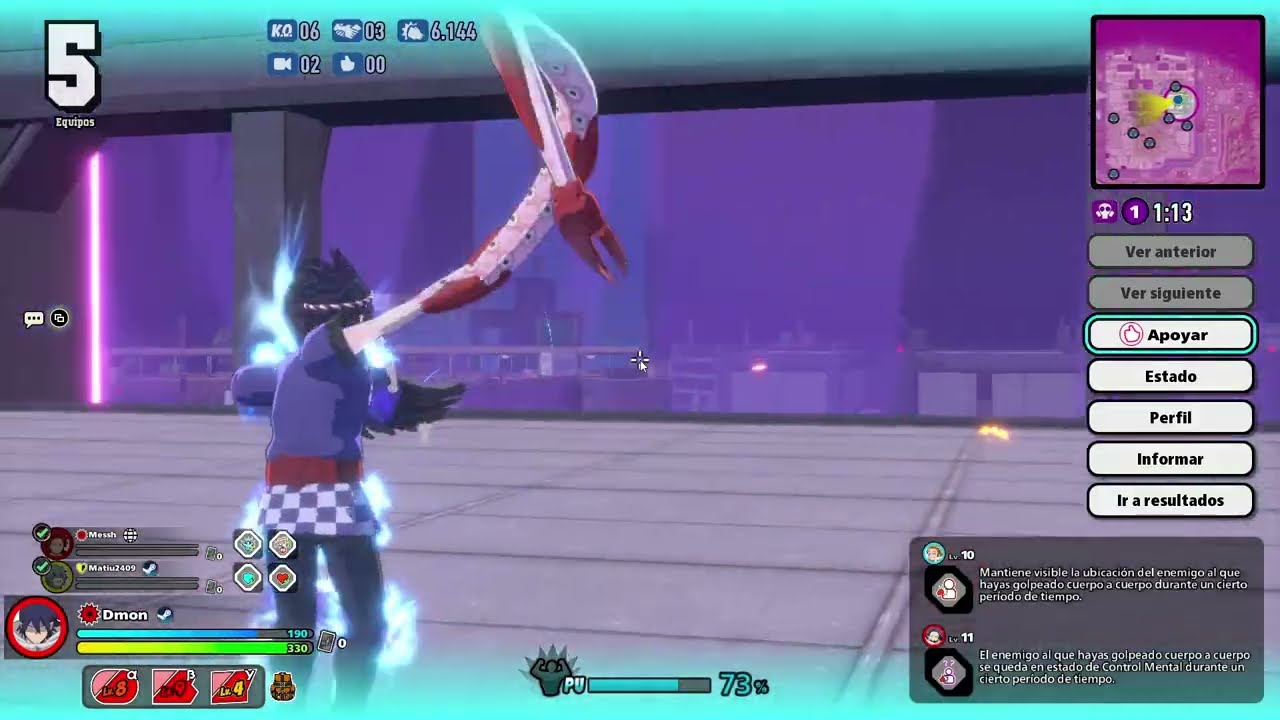 Dmon lo da todo en el campo de batalla!!