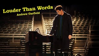 Andrew Garfield - Louder Than Words (Lyric Video) | tick, tick... BOOM! Soundtrack