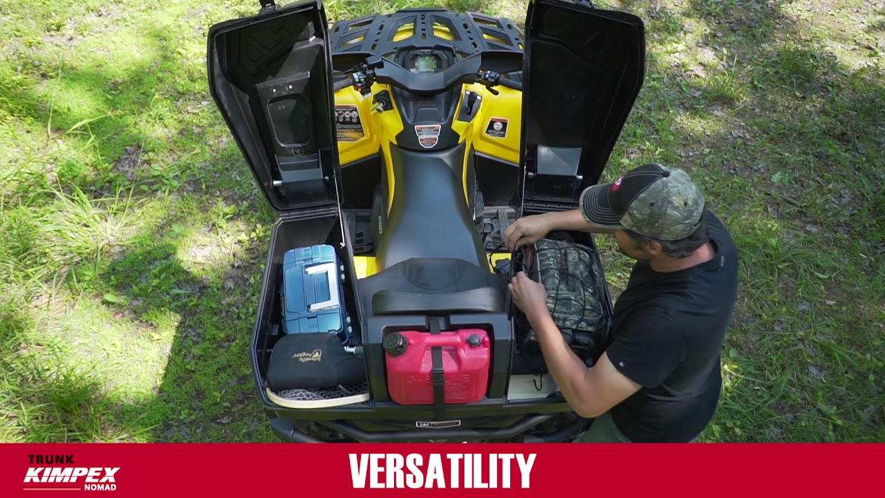 Auto Parts & Accessories Kimpex Outback Rear Trunk Black 89 Liter for