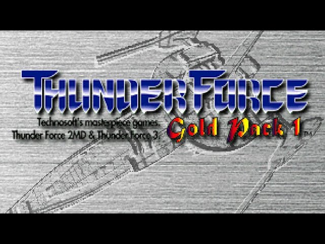 SS セガサターン サンダーフォース ゴールドパック1 THUNDER FORCE