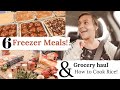 6 Easy Freezer Meals! Grocery Haul & How to Cook Rice!