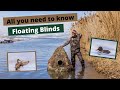 In my DIY Floating Blind, photographing birds. What you need to know when using a Floating Blind