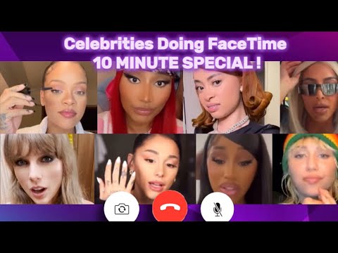 10 MINUTE SPECIAL OF OUR FAVORITE STARS DOING FACETIME