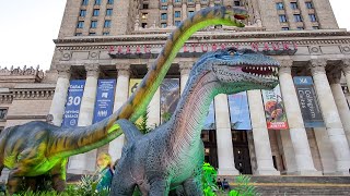 Warszawa - dinozaury przed Pałacem Kultury i Nauki na Placu Defilad screenshot 3