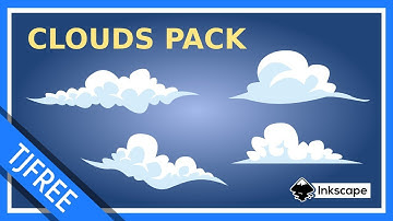Inkscape Draw Cartoon Clouds