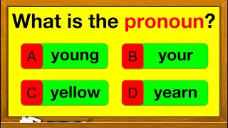 PRONOUNS QUIZ   | Find the pronouns in the sentence | English Grammar | Parts of speech