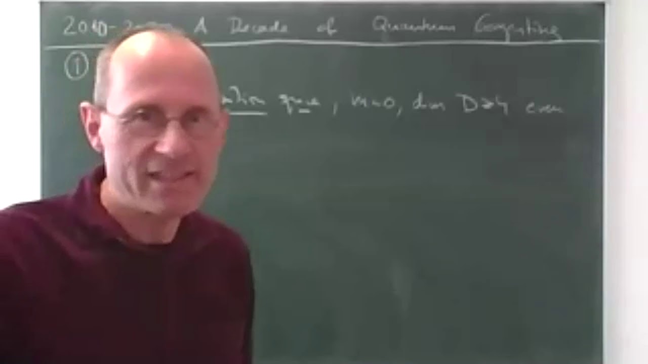 Oliver SCHNETZ - 2010-2020: a Decade of Quantum Computing