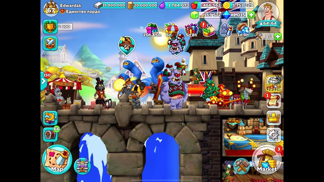 hustle castle Gameplay 30/12/2025  