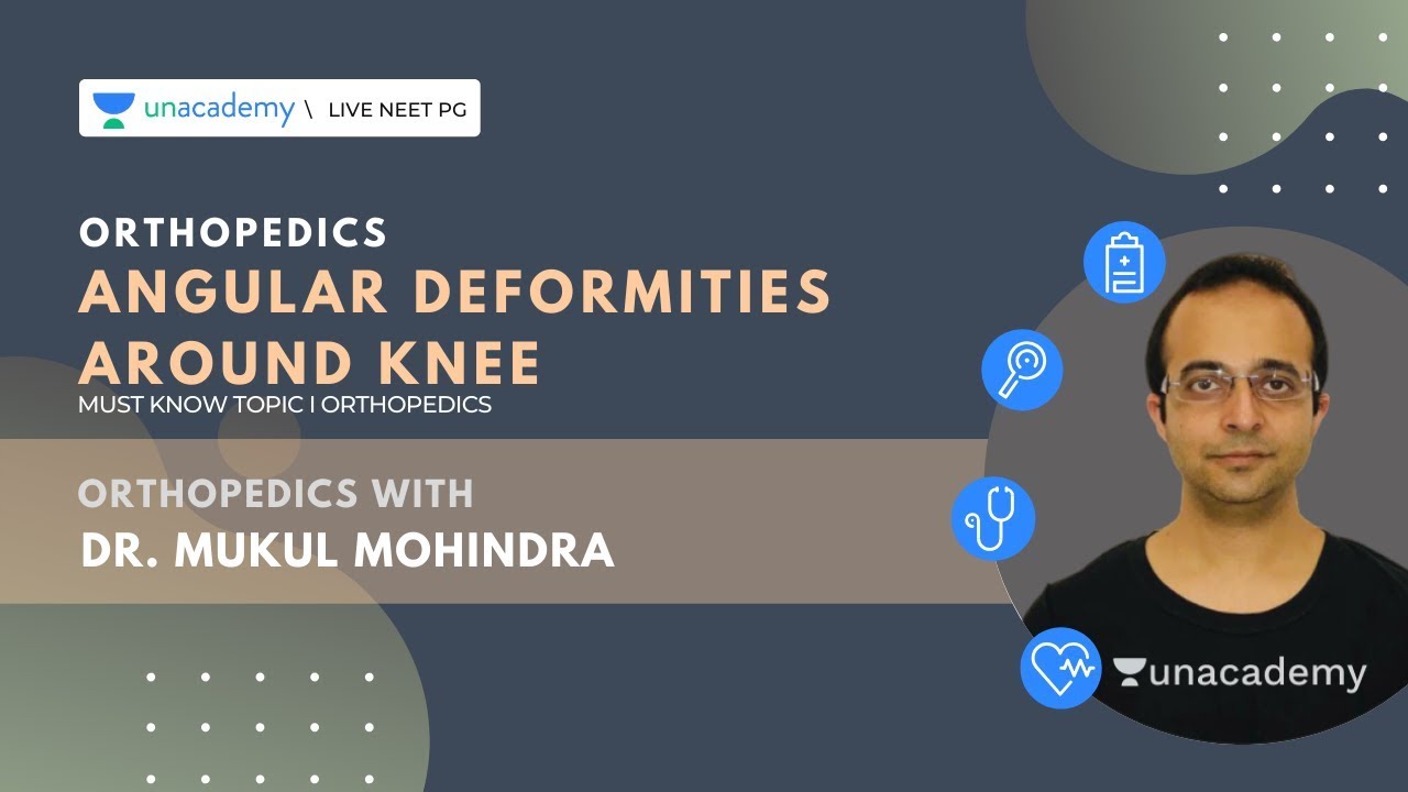 Orthopedics | Angular deformities around Knee | Dr. Mukul Mohindra
