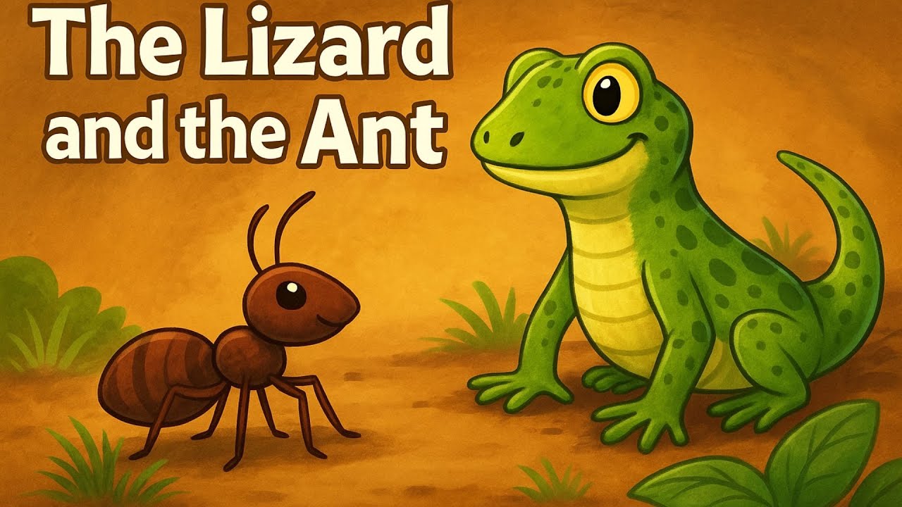 The Lizard And The Ant | Folktales In English | Bedtime Stories For ...