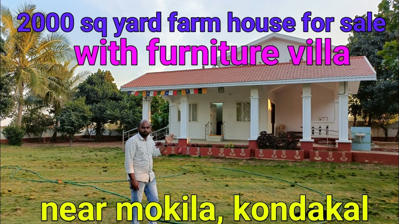 2000 sq yard 2300 sq ft duplex villa for sale kondakal,mokila