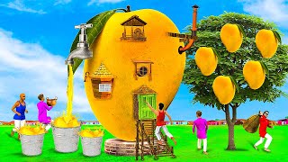 सुनहरे आम का घर Giant Magical Golden Mango House Kahani हिंदी कहानियां 3D Hindi Kahaniya Stories