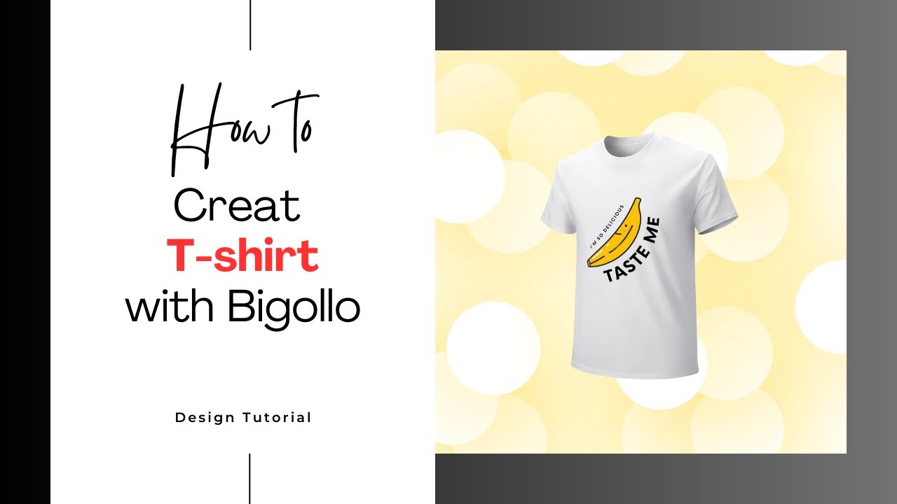 Bigollo Code 「Design Tutorial」Creating T-shirt with Bigollo - YouTube