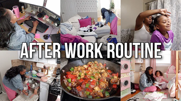 AFTER WORK ROUTINE | COOK & CLEAN WITH ME, NIGHTTIME CLEANING MOTIVATION, WORKING MOM DO IT ALL