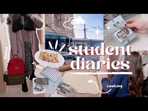VLOG: student diaries 🧸| law school, pc trading, pizza, art etc.