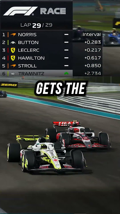 Getting a final extra WIN for Jenson Button in F1 25 My Team...
