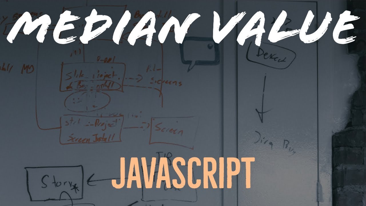 Median value algorithm Javascript - YouTube