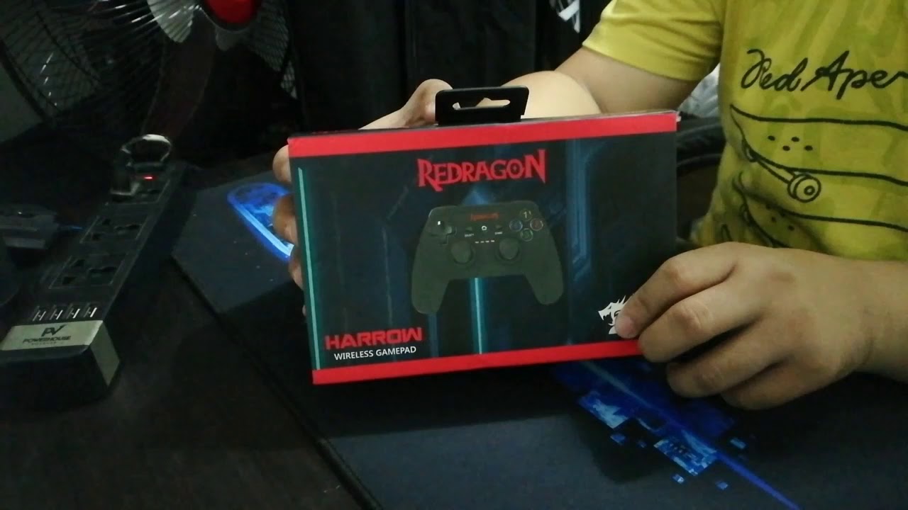 Redragon Harrow Wireless Gamepad Unboxing and Testing