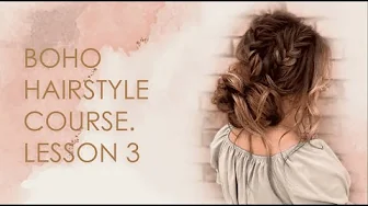 Dutch Fishtail Braid with Quick Wrapping Using Flat Iron