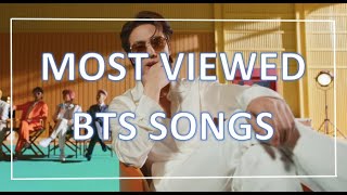 [TOP 20] MOST VIEWED BTS SONGS • November 2021