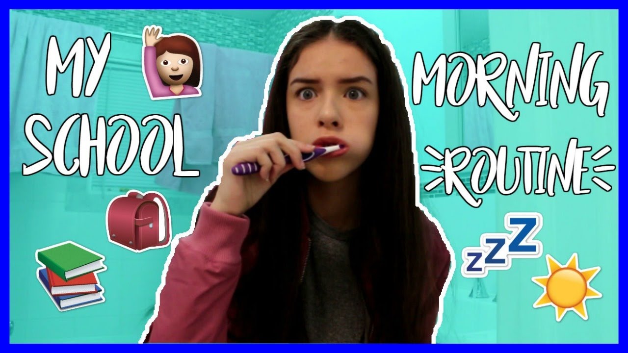SCHOOL MORNING ROUTINE 2017 - YouTube