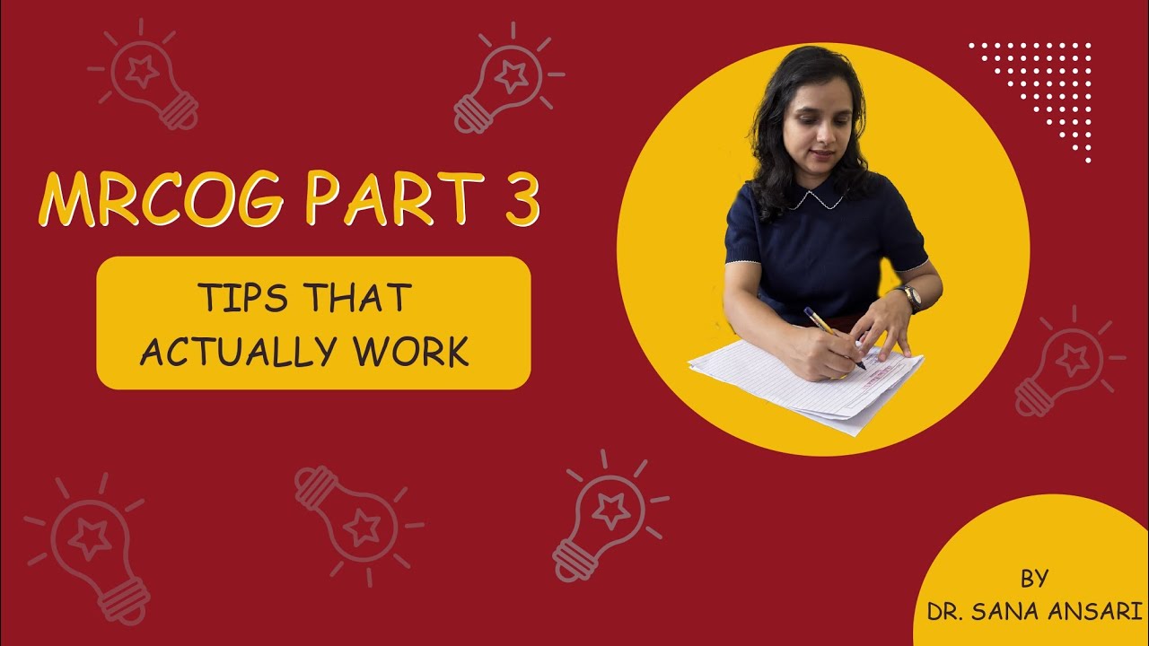 🩺📚 MRCOG Part 3 – Tips That Actually Work ✅💡