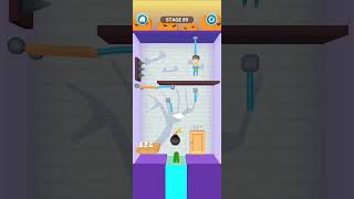 Rescue Cut Stage 89 Fail - Rope Puzzle Game | Cut The Rope Carefully In Order To Rescue A Little Boy screenshot 3