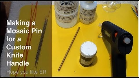 Making a Custom Mosaic Pin for your Knife