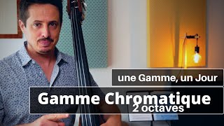 Gamme chromatique - 2 octaves