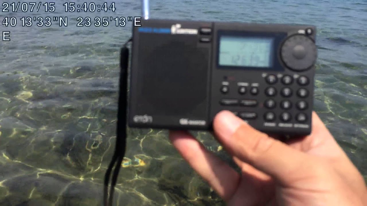 SW DX - Russian Military Test, catched on the beach