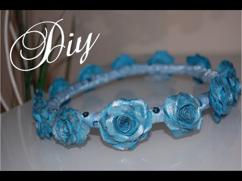 diy flower crown paper flowers youtube paper flower crown diy
