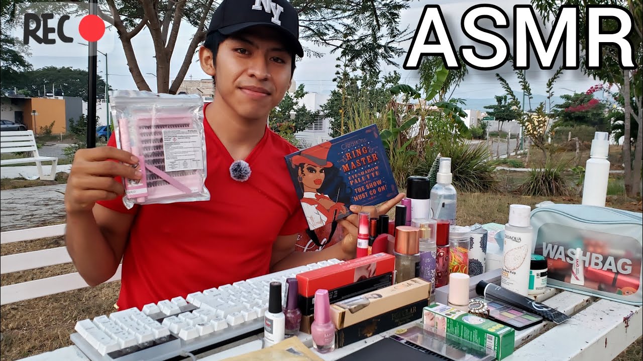 ASMR Compras Navideñas 🎅 Te Vendo Mi Maquillaje en la Calle | Roleplay Suave