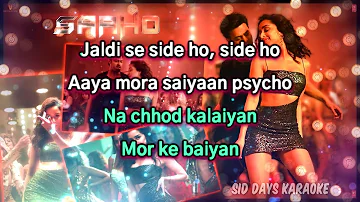 Psycho Saiyaan | KARAOKE | Saaho