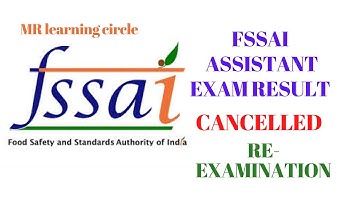 FSSAI ASSISTANT CBT EXAM CANCELLED| RE-EXAMINATION|DR-04/2021