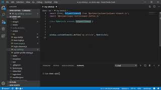 oeCloud 2.0 - Section 4 -  Custom elements - 02 Demo Define an element
