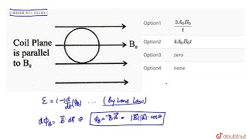 A coil having area `A​_(0)` is placed in a magnetic field which changes from `B_(​0)` to `4B_