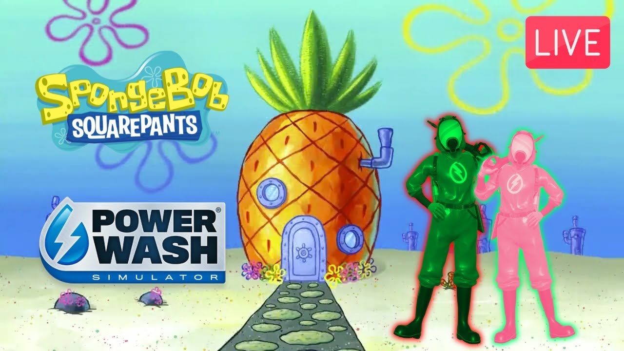 SpongeBob Squeaky Clean Adventure: Powerwash Simulator DLC [PT.4 Cont ...