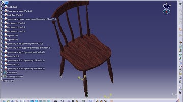 Catia V5 Tutorial|How to design a Chair P4|Furniture & Product Design