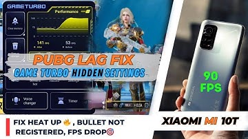 3.3 Update Mi 10t Lag Fix | Game Turbo Settings 144 Fps😍 | + Pubg Lag Fix for All Xiaomi Devices🔥