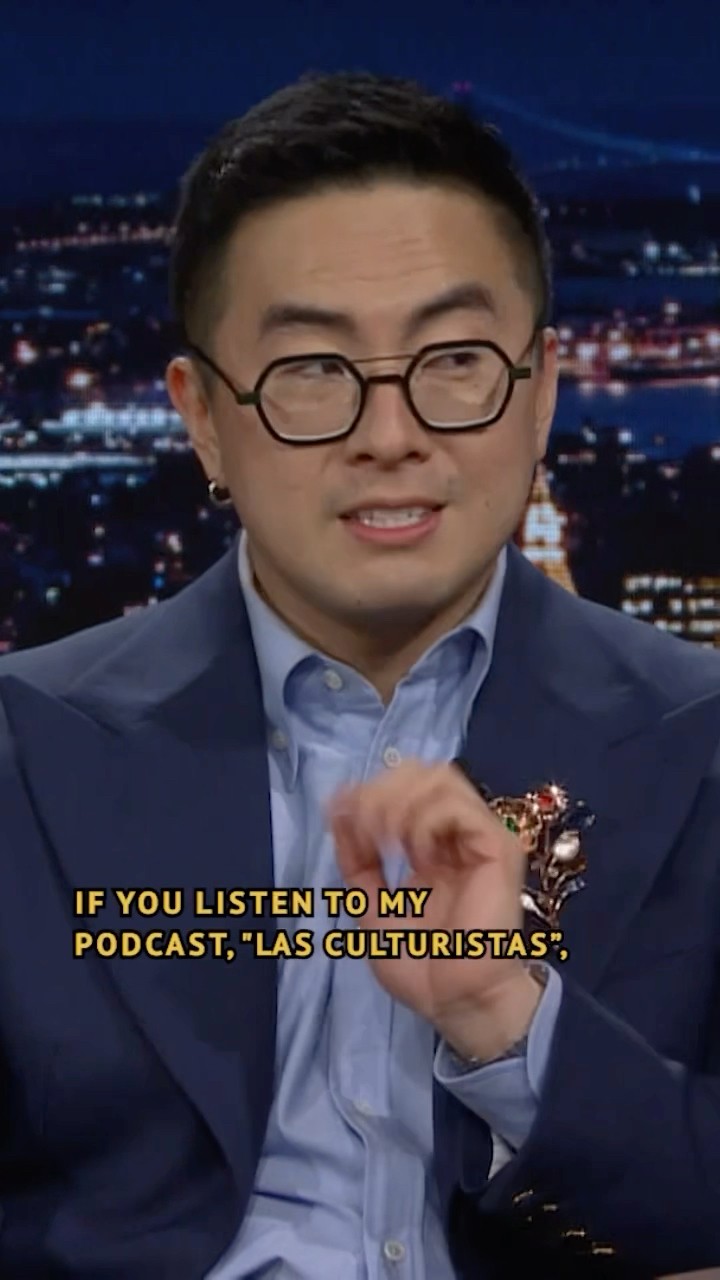 #BowenYang was big on improv on the #Wicked set! #FallonTonight