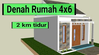 House Ideas │DENAH RUMAH UKURAN 4x6