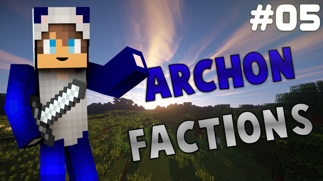 Minecraft Archon FACTIONS Lets Play Episode 5 - Finishing my God SET ...